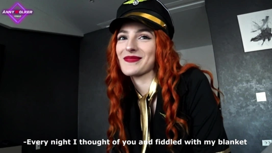 Стюардесса вернулась после перелетов и хочет чтобы её нормально отодрали