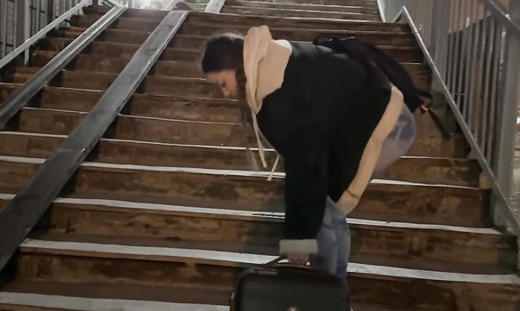 Секс в поезде с новой знакомой